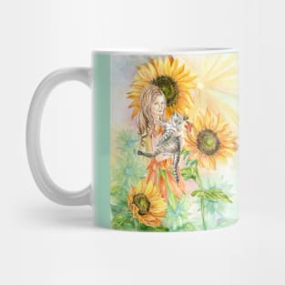 "Heliose", the Sunflower Fairy Mug